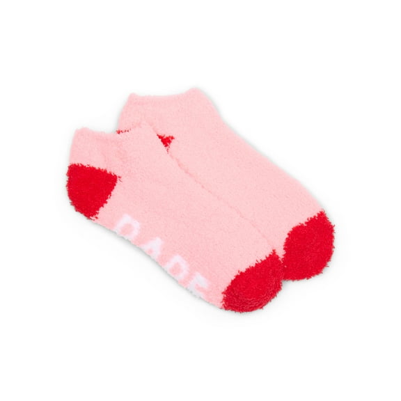 No Boundaries Low Cut Cozy Socks, 1-Pack, Women's, Size 4-10