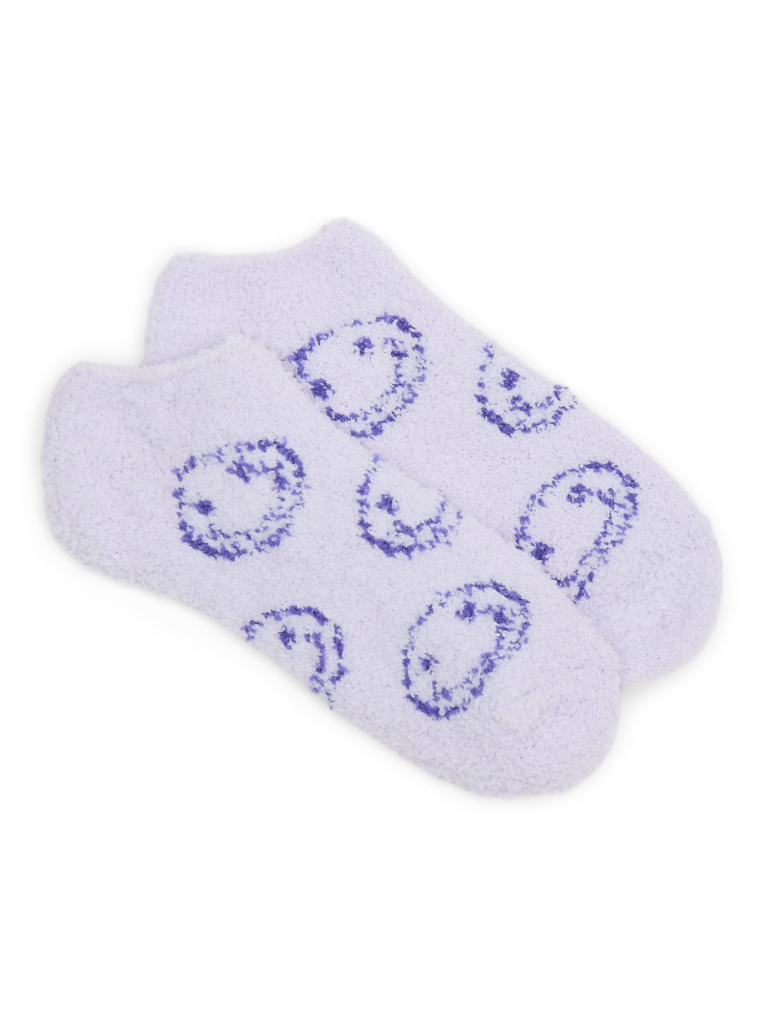 No Boundaries Low Cut Cozy Socks, 1-Pack, Women's, Size 4-10