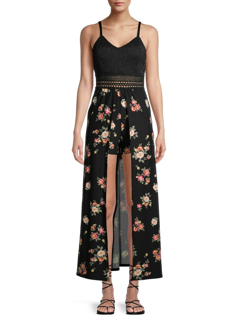 No Boundaries Juniors' Maxi Romper