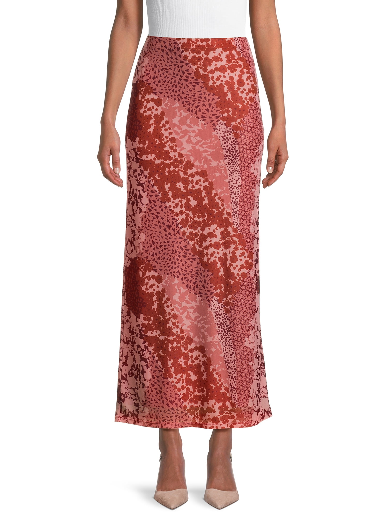 No Boundaries Juniors Mesh Maxi Skirt, Sizes XSXXXL