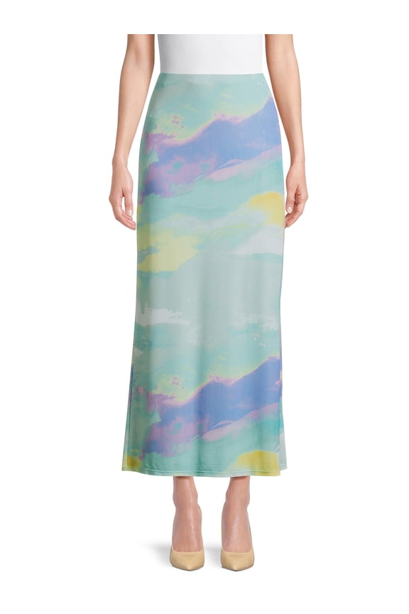 Juniors Mesh Maxi Skirt, Sizes XS-XXXL