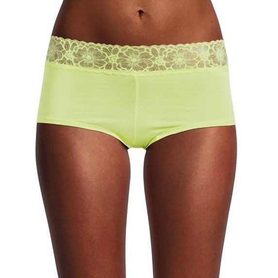 No Boundaries Juniors Micro Boyshort Panties, Sizes XS-3XL