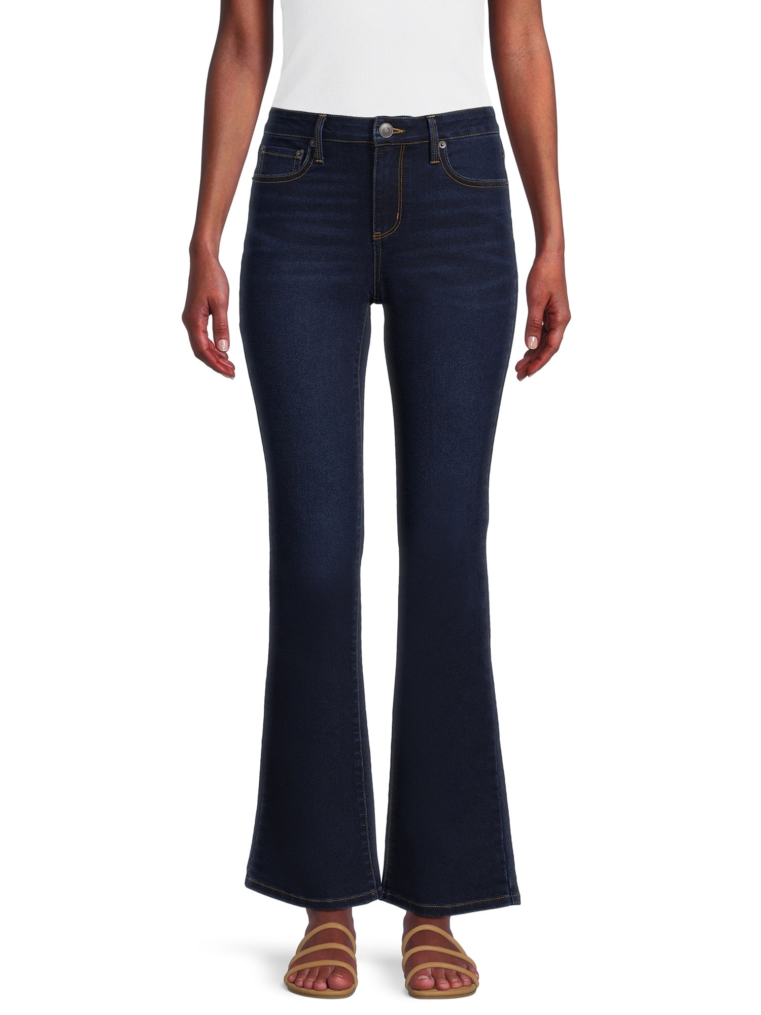 No boundaries juniors mid rise bootcut jeans sizes 1 21 walmart