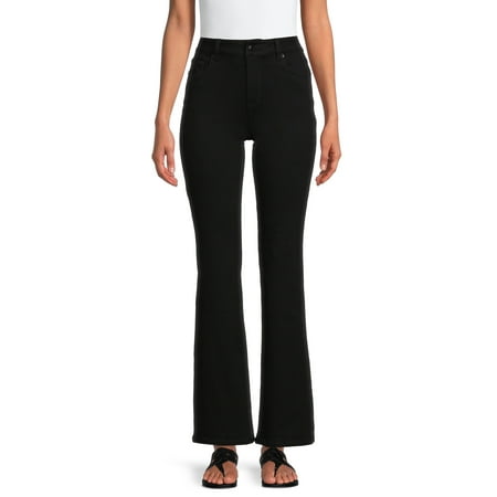No Boundaries Juniors' Mid Rise Bootcut Jeans
