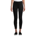 thumbnail image 1 of No Boundaries Juniors' Mid Rise Pull-On Jeggings with Rib Waistband, 1 of 7