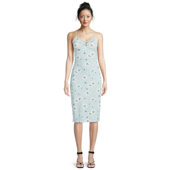 No Boundaries Juniors Midi Dress, Sizes XS-3XL