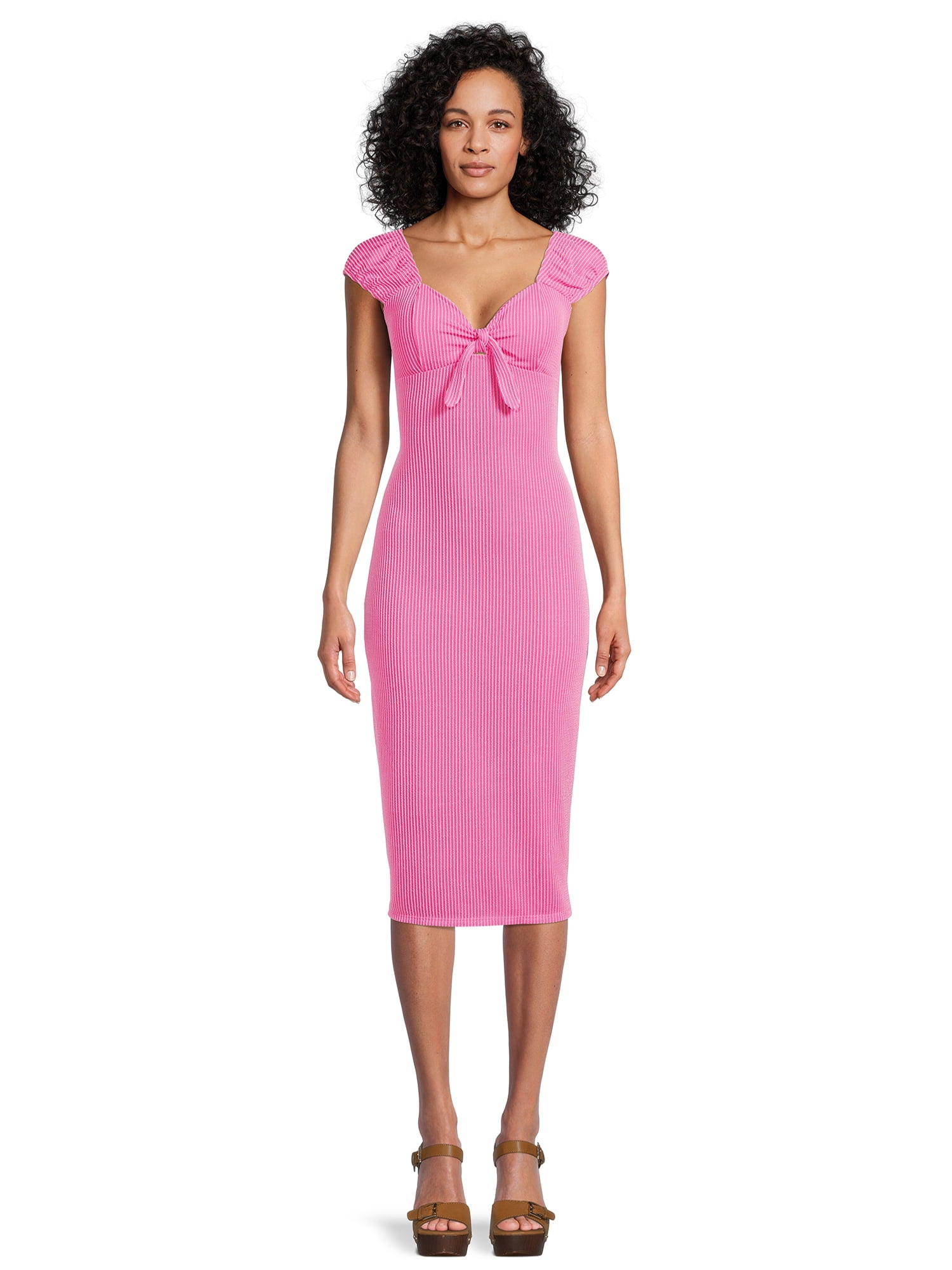 No Boundaries Juniors Midi Dress