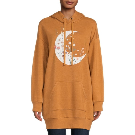 No Boundaries Juniors’ Mineral Wash Hoodie