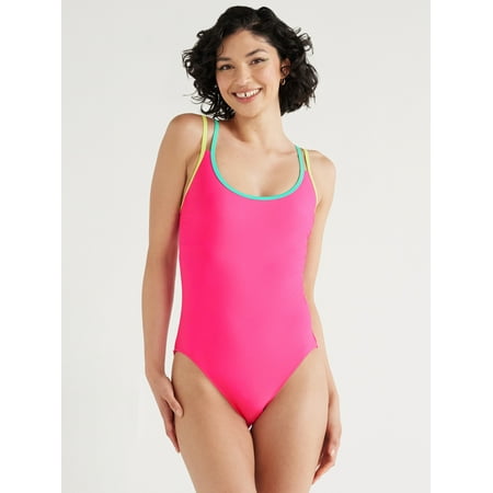 No Boundaries Juniors’ Multi-Strap One-Piece Swimsuit, Sizes S-XXL