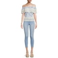 thumbnail image 1 of No Boundaries Juniors' Off-The-Shoulder Blouse, 1 of 4