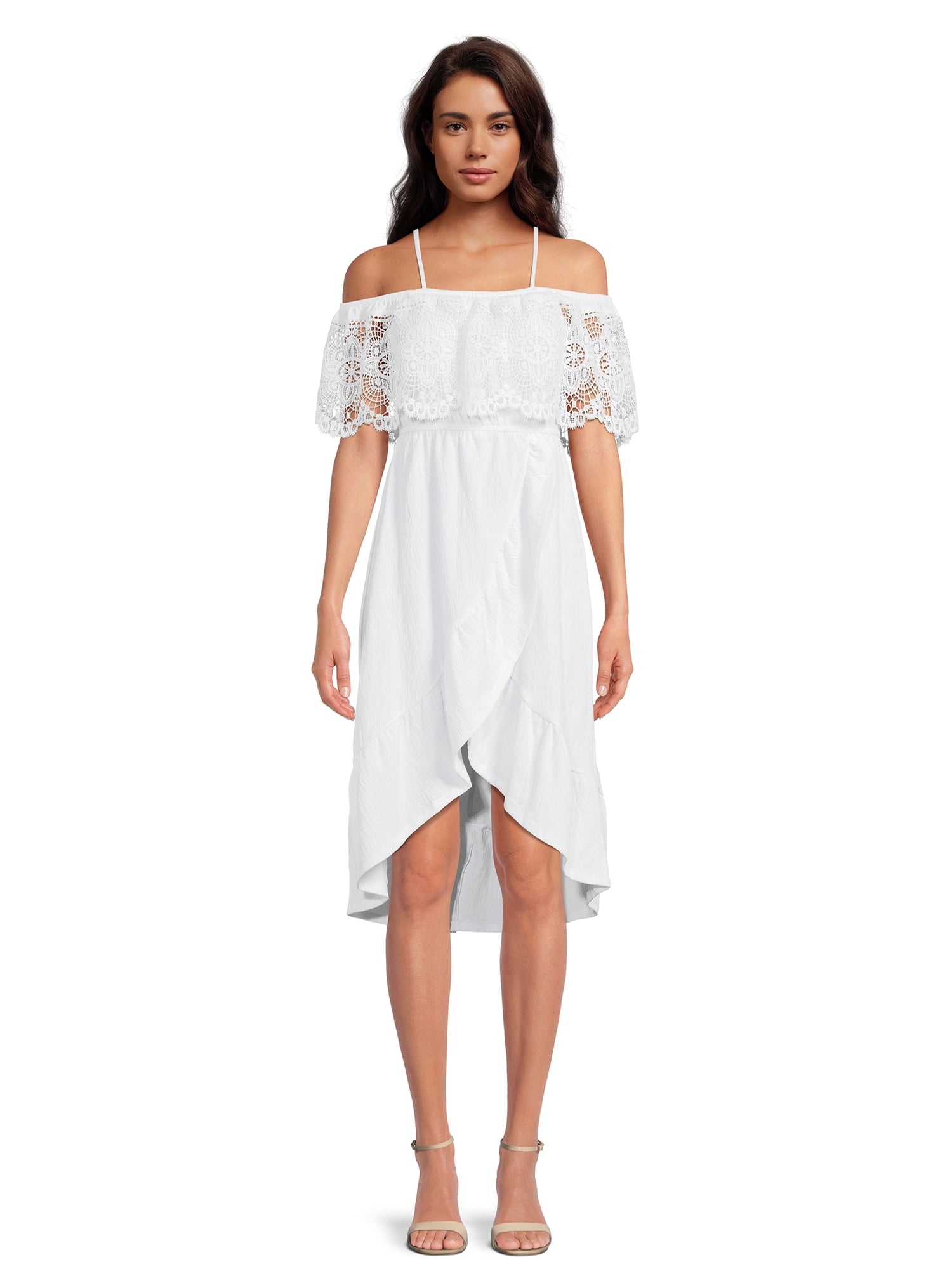 Juniors off top the shoulder dress