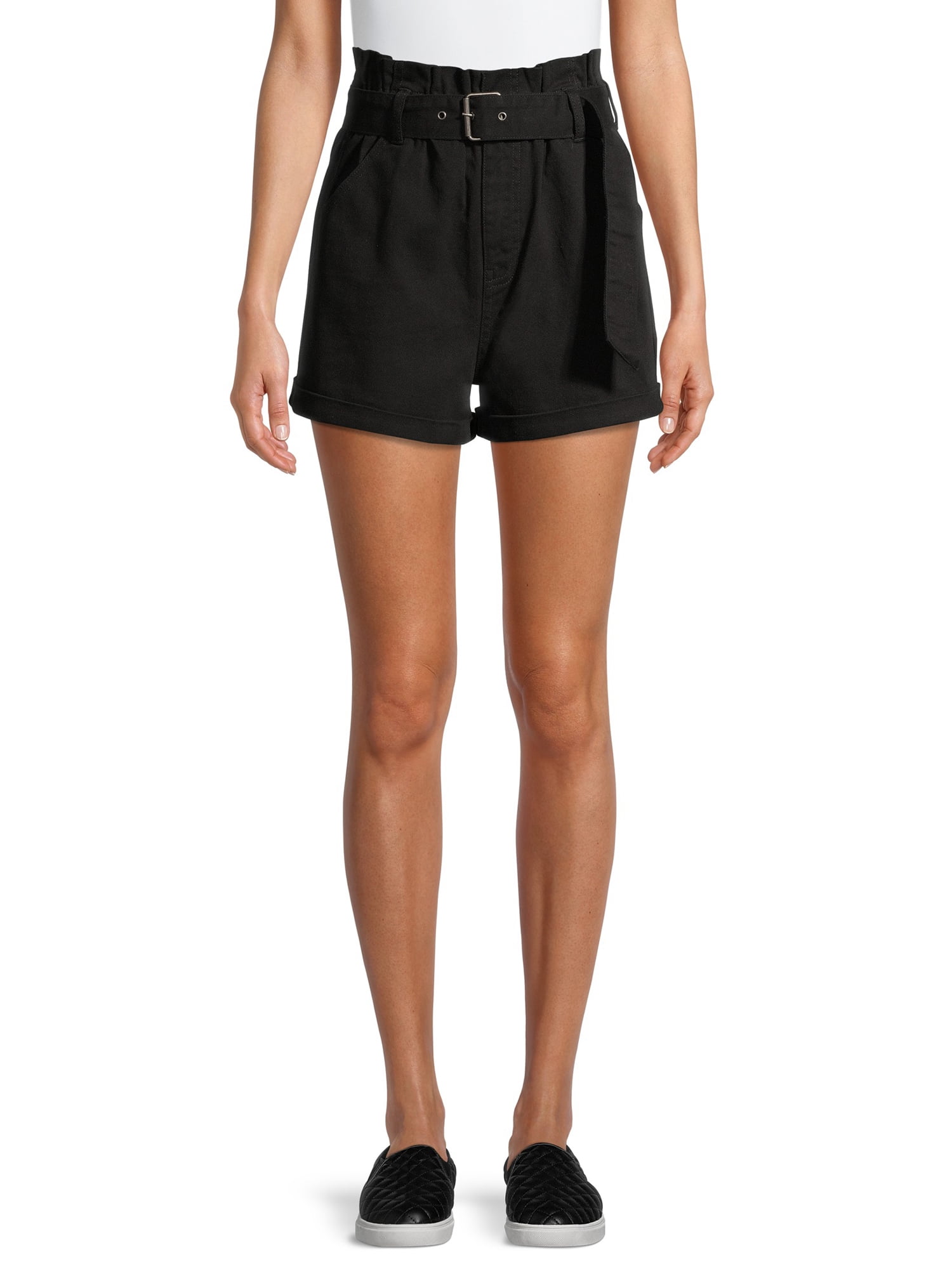 No Boundaries Juniors Paperbag Shorts Walmart