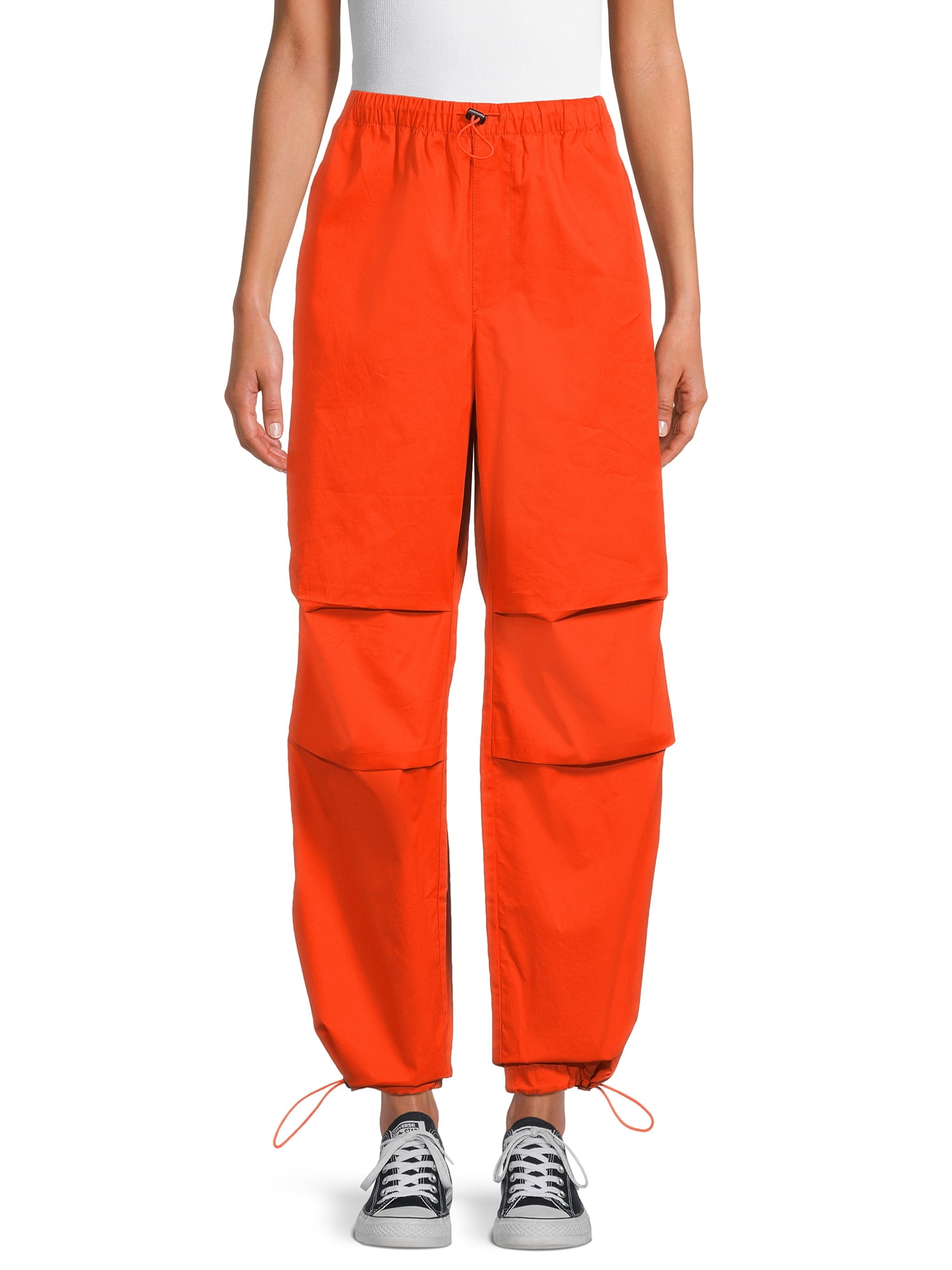 No Boundaries Juniors Parachute Pants, 30” Inseam, Sizes XS