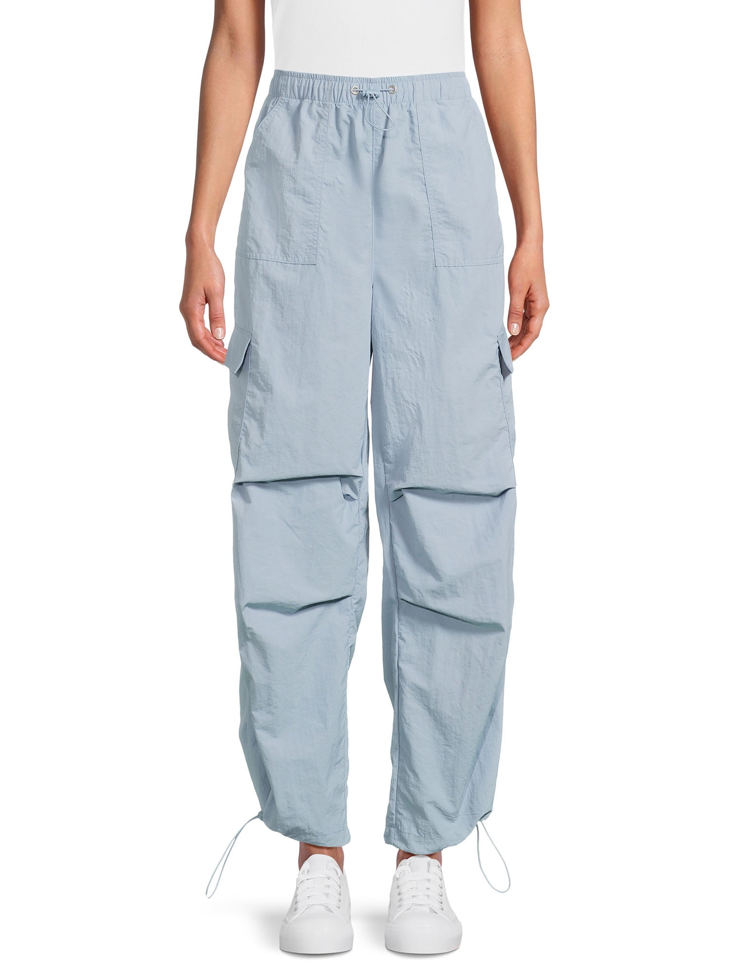No Boundaries Juniors' Parachute Pants, Sizes XS-XXXL, 29.5 No Boundaries Juniors' Parachute Pants, Sizes XS-XXXL, 29.5