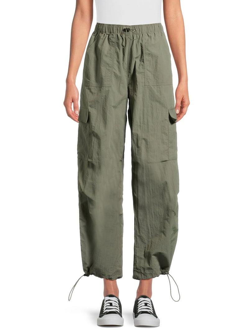 No Boundaries Juniors' Parachute Pants, Sizes XS-XXXL, 29.5