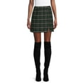 thumbnail image 1 of No Boundaries Juniors’ Plaid A-Line Skirt, 1 of 5