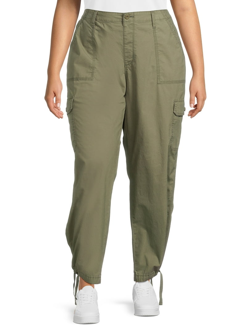 No Boundaries Juniors Plus Cargo Pants, 27” Inseam - Walmart.com
