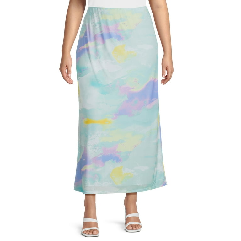 No Boundaries Juniors Plus Mesh Skirt Sizes 1X 4X Walmart