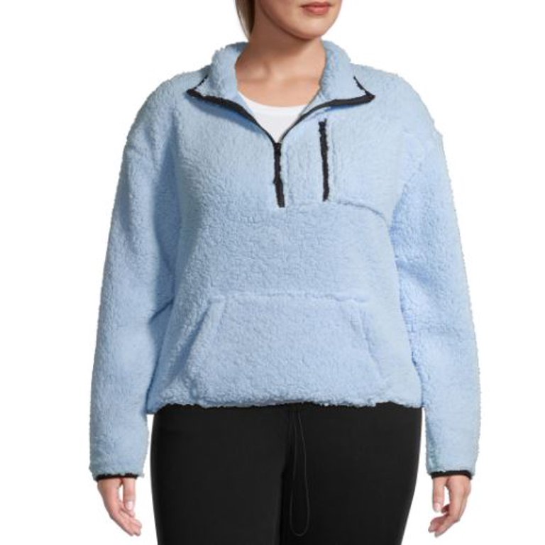 Plus sherpa shop pullover