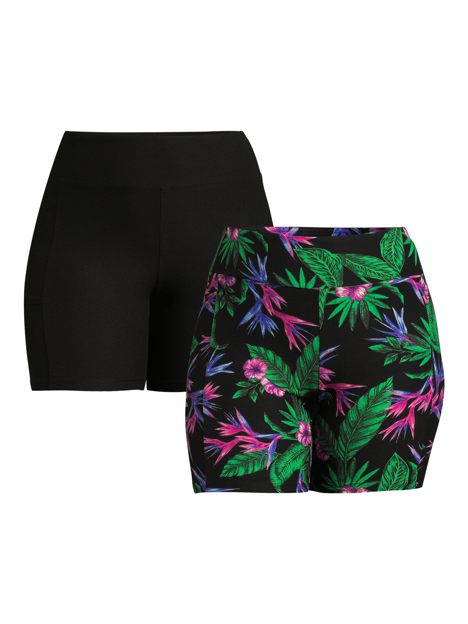 No Boundaries Juniors Plus Size Bike Shorts 7 Inseam 2 Pack Sizes No Boundaries Juniors Plus Size Bike Shorts 7 Inseam 2 Pack Sizes