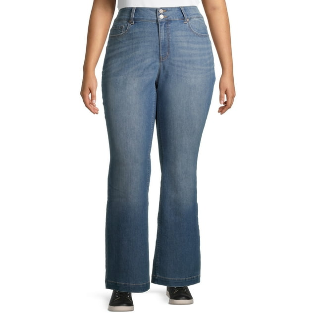 No Boundaries Juniors' Plus Size Bootcut Jeans - Walmart.com