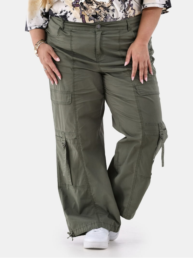 【BAON】Login Banding Brushed Cargo Parachute Pants No Boundaries Cargo Parachute Pants, 29