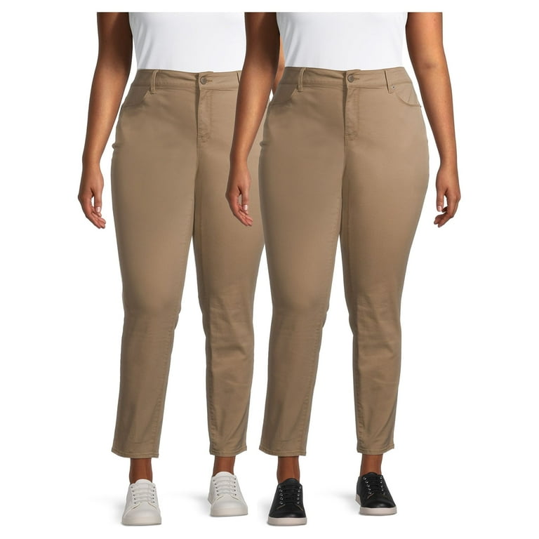 No Boundaries Juniors Plus Size Classic Skinny Jeans 2 Pack