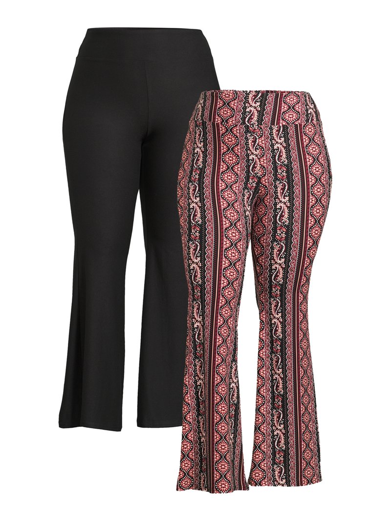 【2plan】Pound Flare Wide Slacks Wide Flare Slacks” – PANERO