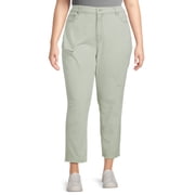 Juniors' Plus Size High Rise Slim Straight Jeans