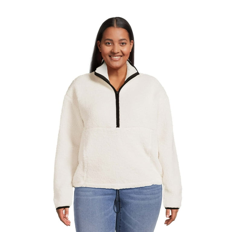 Plus size clearance sherpa pullover 4x