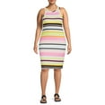 thumbnail image 1 of No Boundaries Juniors Plus Size Racerback Bodycon Midi Dress, 1 of 5