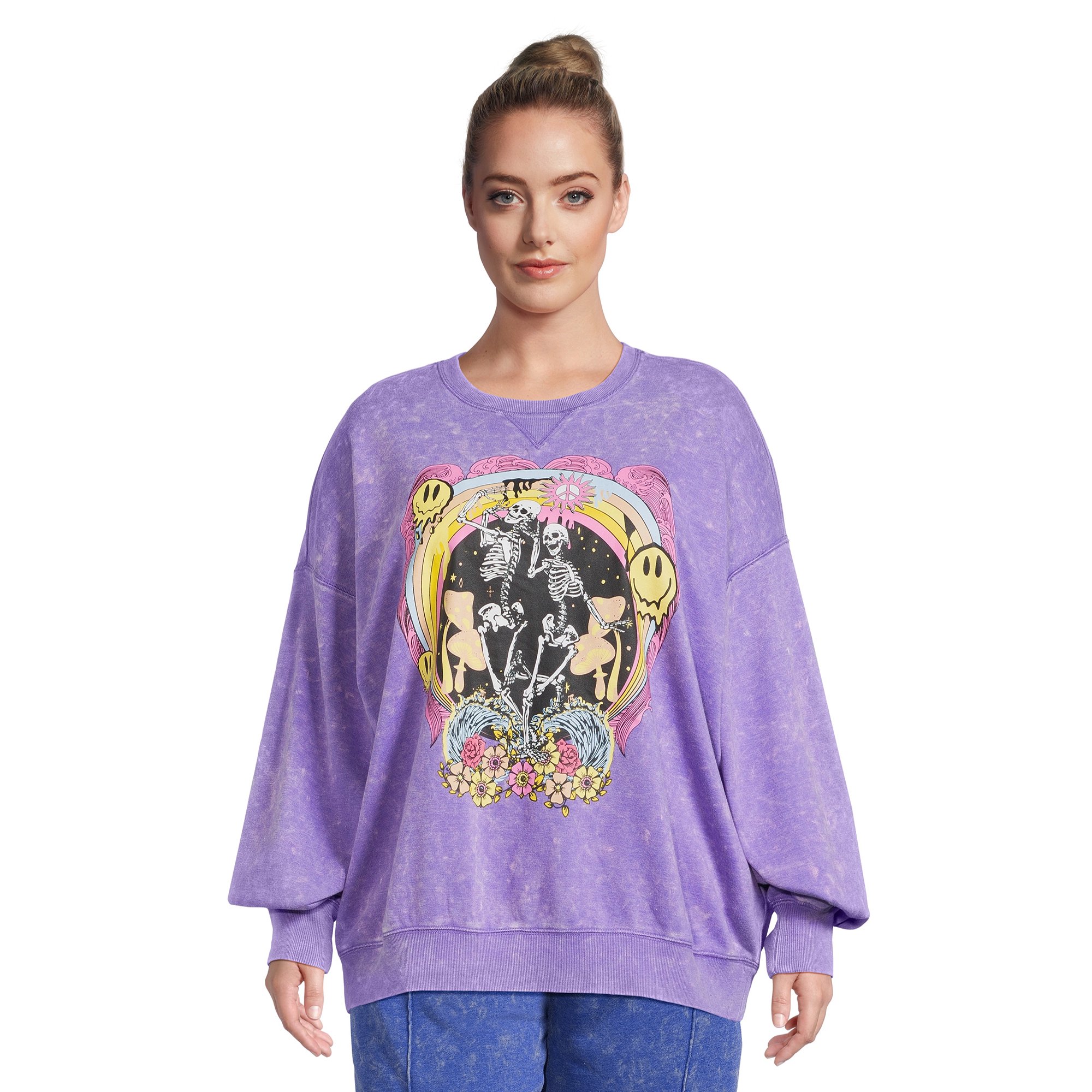 plus size crewneck sweatshirt