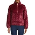 thumbnail image 1 of No Boundaries Juniors' Plush Quilted Pullover, 1 of 5