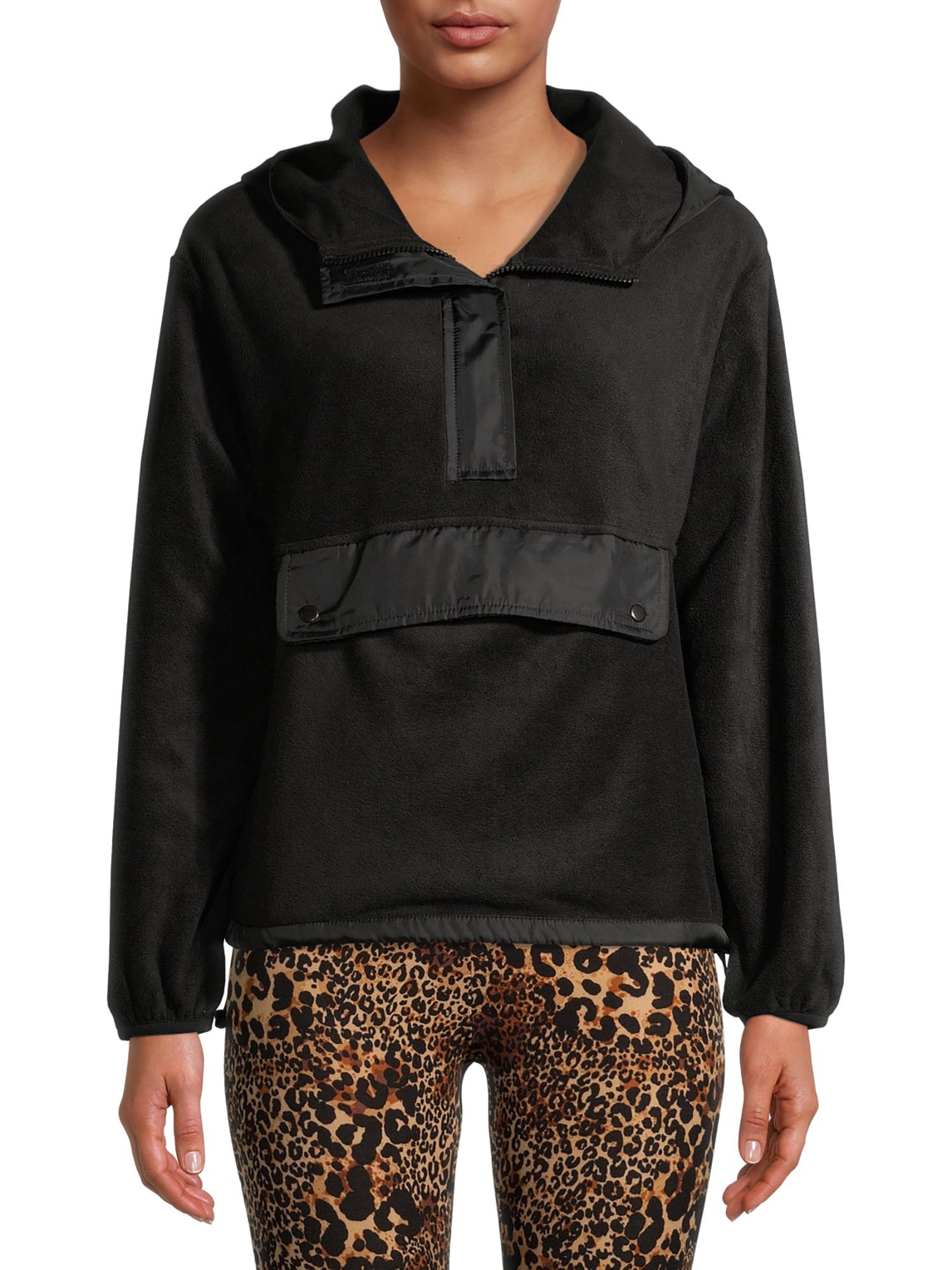 No Boundaries Juniors Polar Fleece Hoodie with Pocket