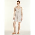thumbnail image 1 of No Boundaries Juniors’ Pucker Sleeveless Mini Dress, Sizes XS-XL, 1 of 4