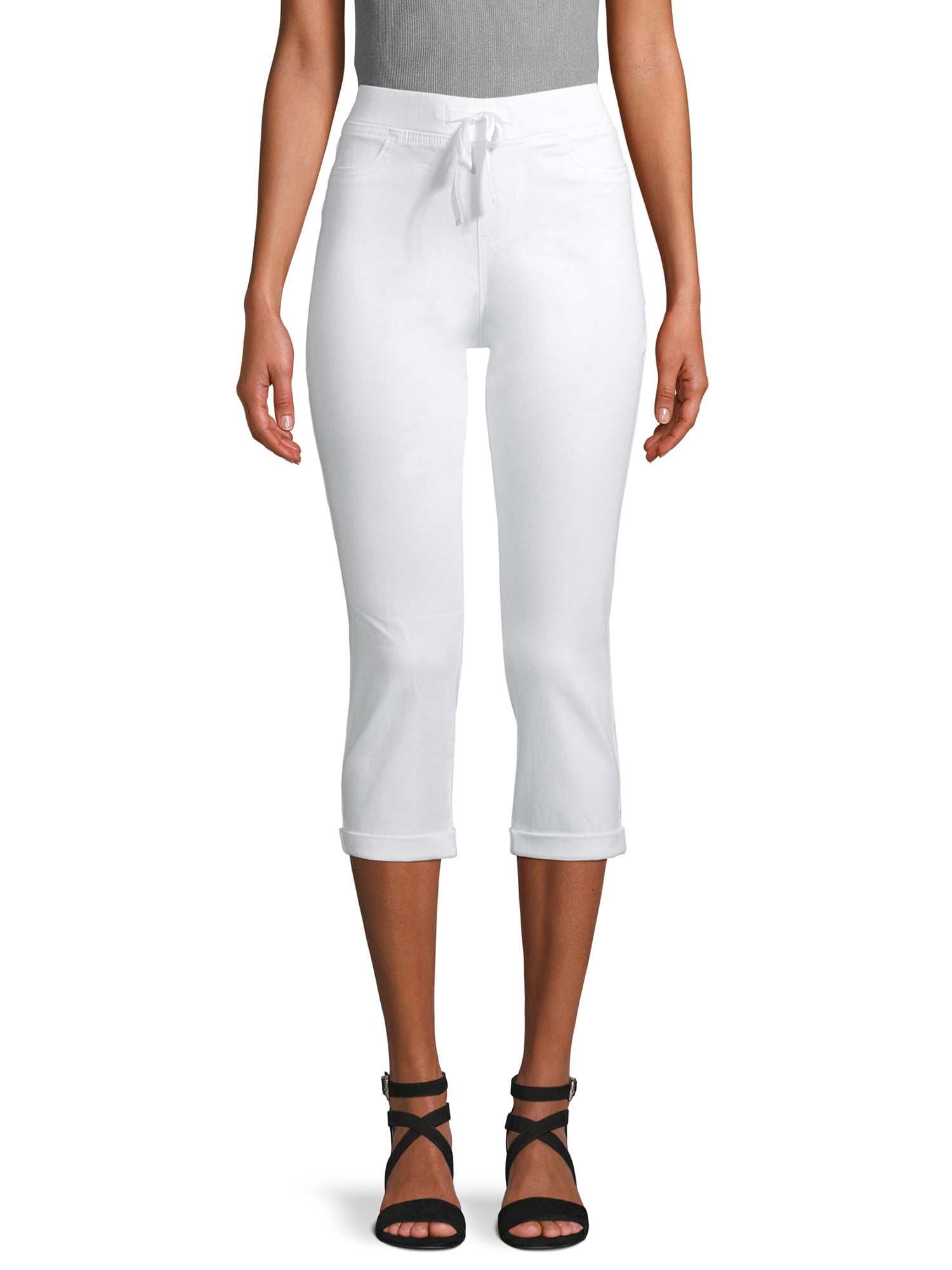 No Boundaries Juniors PullOn Dorm Crop Capri Pants