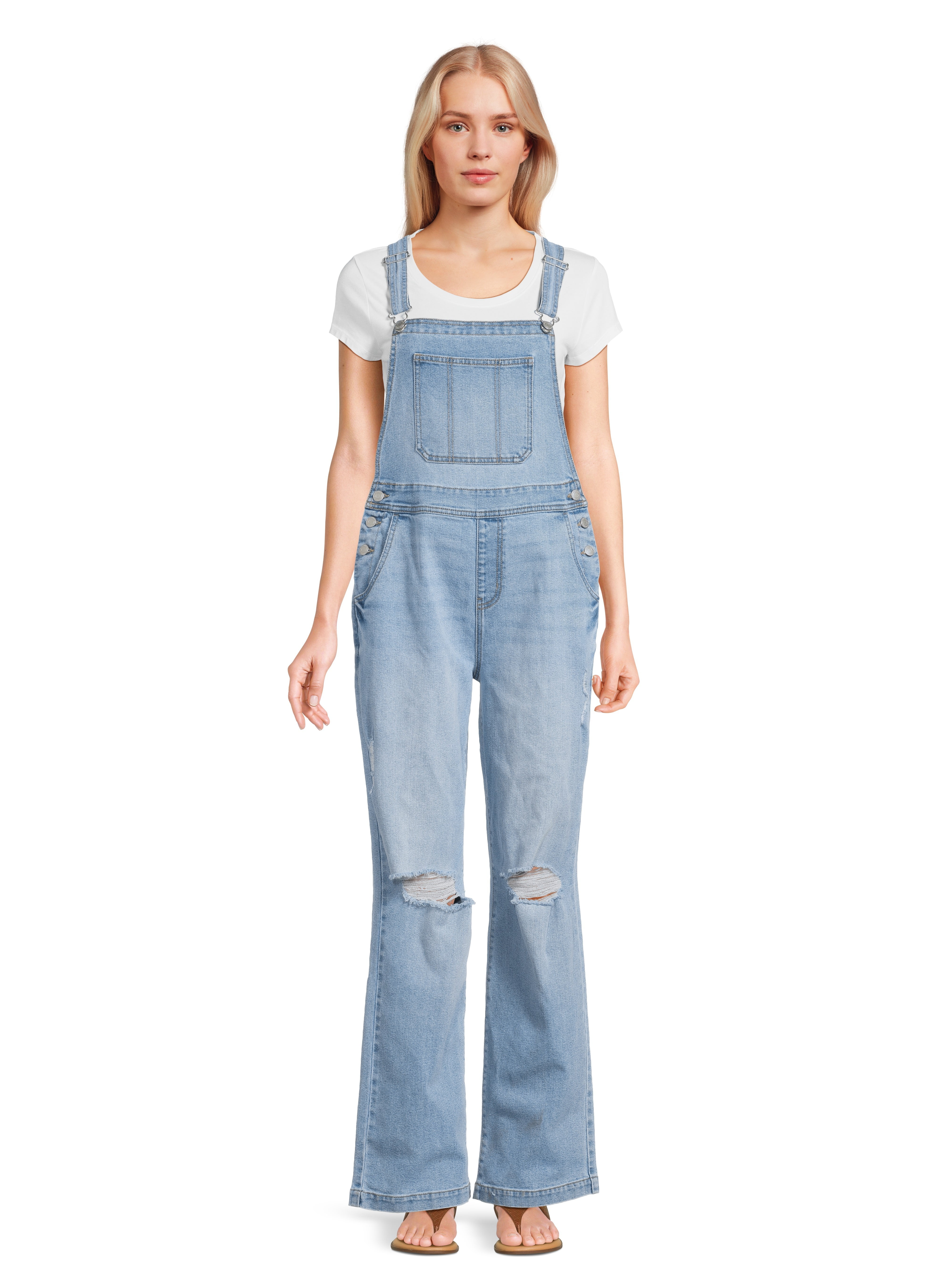 No Boundaries Juniors Relaxed Overalls, Sizes XXS-XXXL - Walmart.com