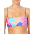 thumbnail image 1 of No Boundaries Juniors’ Reversible Abstract Bandeau Bikini Top, Sizes S-XL, 1 of 6