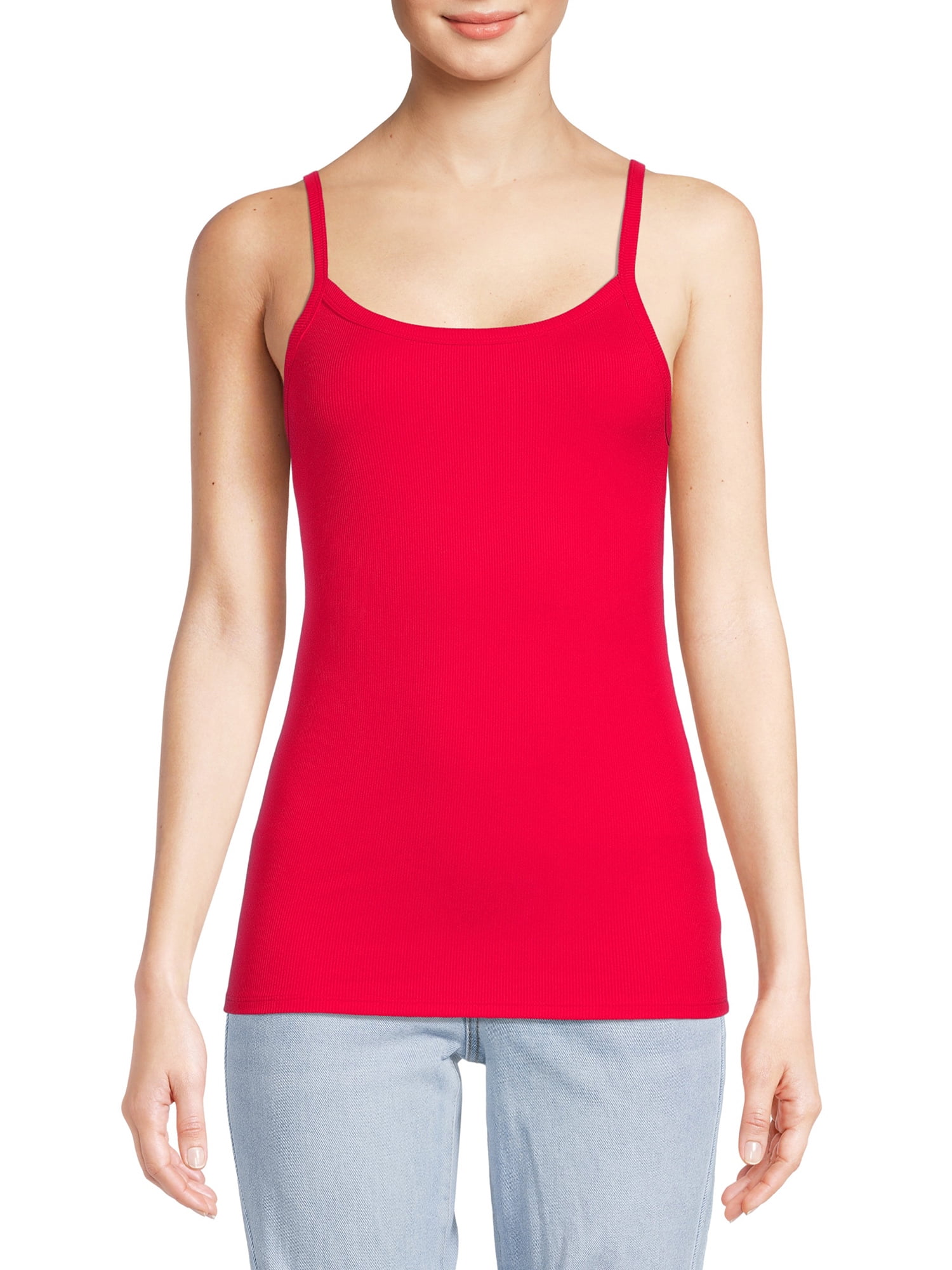 No Boundaries Juniors Rib Cami Available 1 Pack 5 Pack Walmart