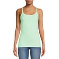 thumbnail image 1 of No Boundaries Rib Cami Top, 1 or 5-Pack, Women's, 1 of 5