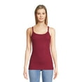 thumbnail image 1 of No Boundaries Rib Cami Top, 1 or 5-Pack, Women's, 1 of 5