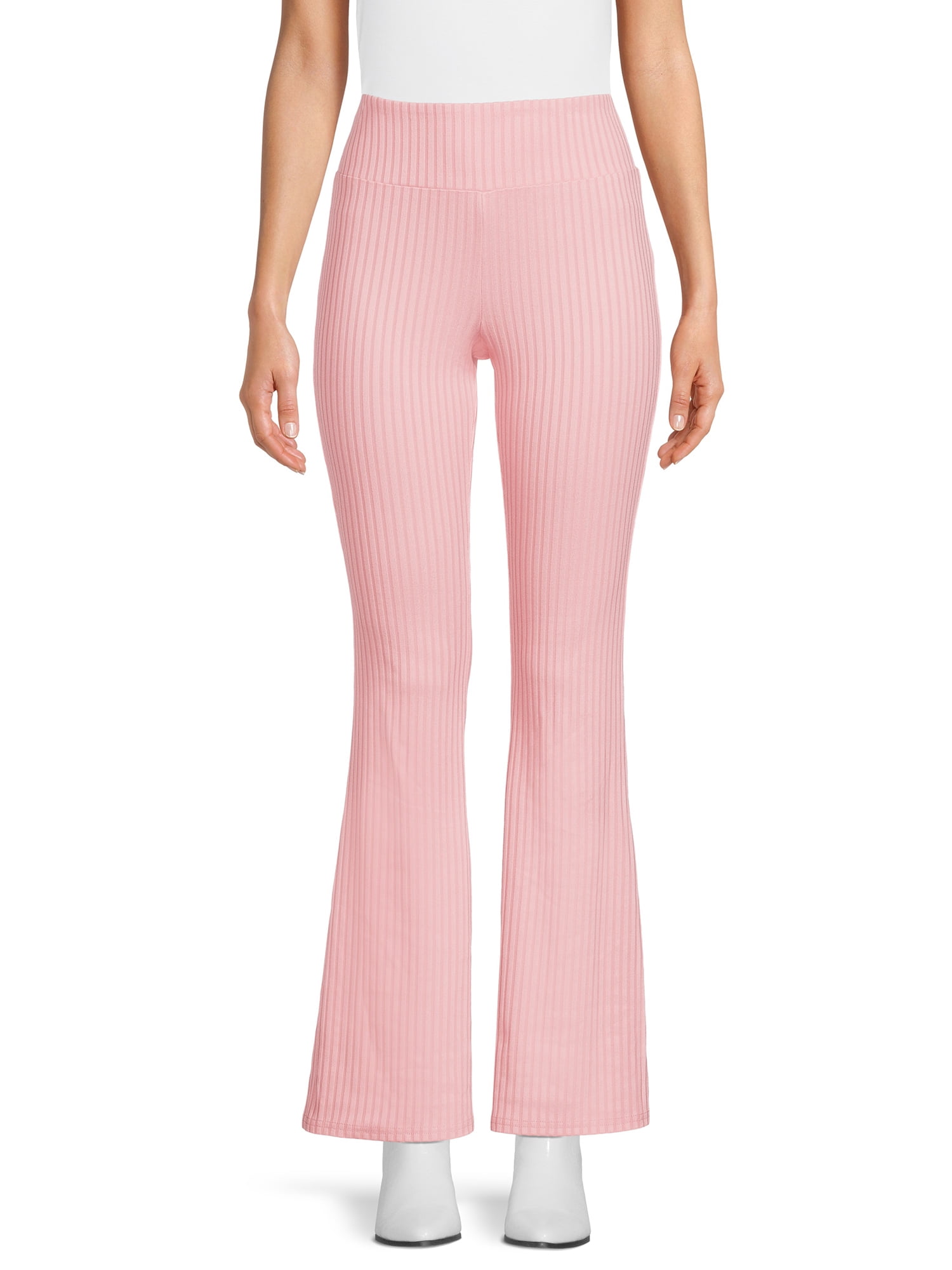 No Boundaries Juniors Rib Flare Pant