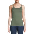 thumbnail image 1 of No Boundaries Juniors’ Ribbed Cami Tank Top, Sizes XS-XXXL, 1 of 1