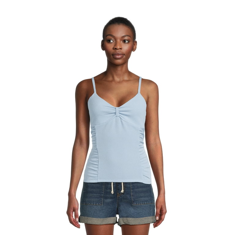 Ribbed V-Neck Style Tanks Ribbed V-Neck Style Tanks