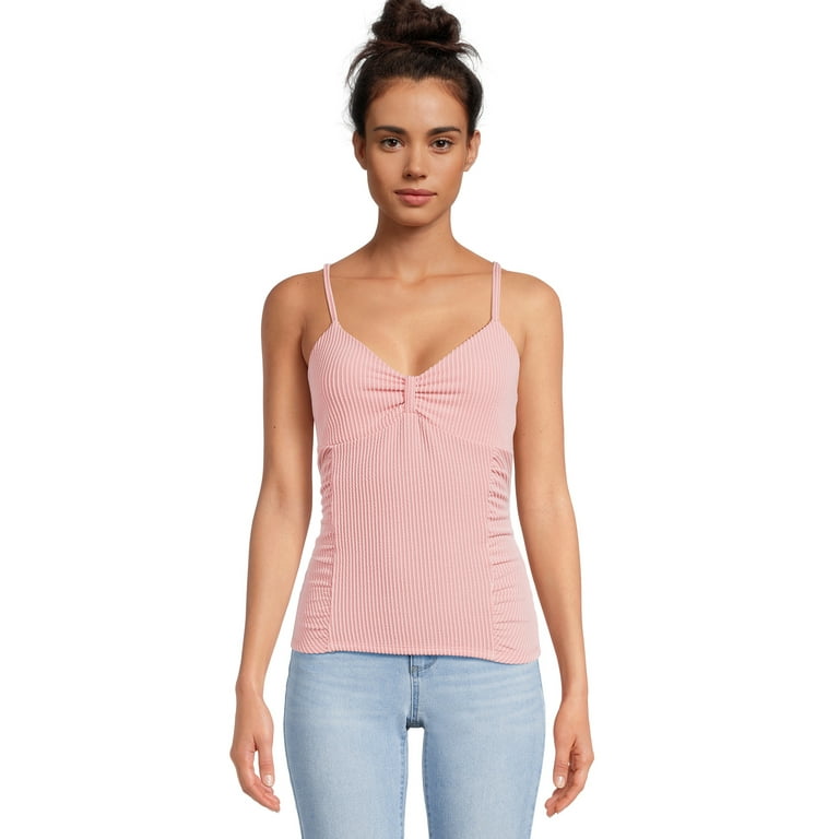 Ribbed V-Neck Style Tanks Ribbed V-Neck Style Tanks
