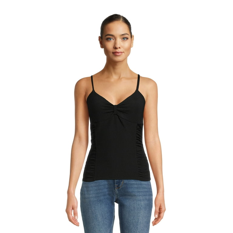 Ribbed V-Neck Style Tanks Ribbed V-Neck Style Tanks