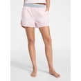 thumbnail image 1 of No Boundaries Cotton Rollover Waist Boxer Shorts, 3'' Inseam, Women’s 00-20, 1 of 5