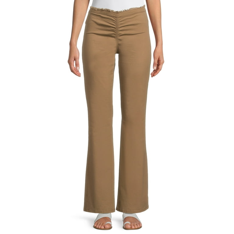 No Boundaries Juniors Ruched Flare Jeans Walmart