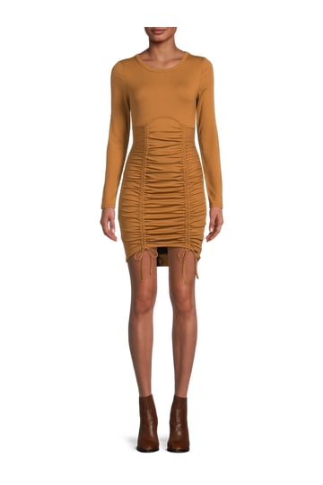 yellow silk hoco dress Zapaka Women Satin Short Homecoming Corset Tight Short Ruched Cocktail Dress, Yellow / US24W Zimmermann Midi Dress Linen sheer corset top flatters Size:AU 18 (US 14) 46w