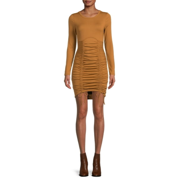 No Boundaries Juniors’ Ruched Front Dress